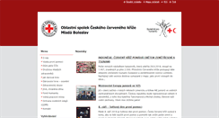 Desktop Screenshot of cervenykrizmb.cz