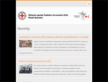 Tablet Screenshot of cervenykrizmb.cz